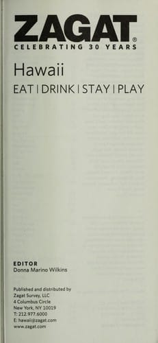 Zagat Hawaii