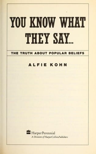 You Know What They Say