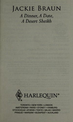 A Dinner, A Date, A Desert Sheikh