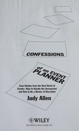 Confessions of an event planner