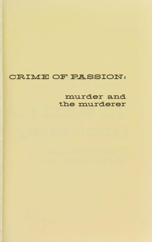 Crime of passion
