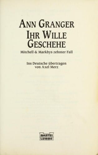 Ihr Wille geschehe