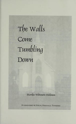 The walls come tumbling down