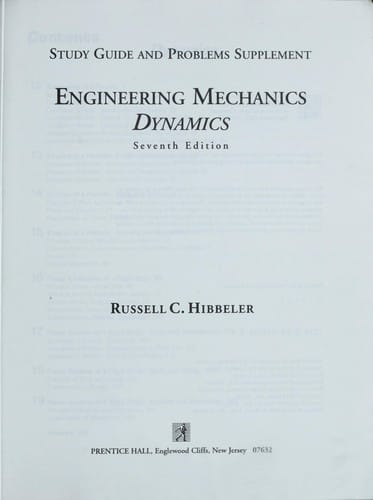 Study guide and problems supplement, Engineering mechanics--dynamics