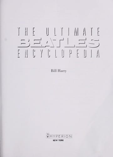 The Ultimate Beatles Encyclopedia