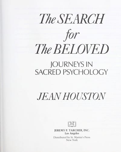 The search for the beloved