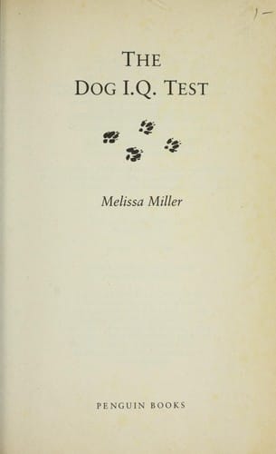 The dog I.Q. test