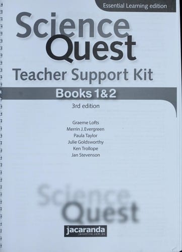 Science quest teacher support kit