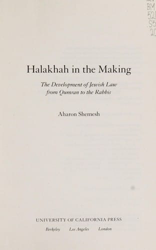 Halakhah in the making
