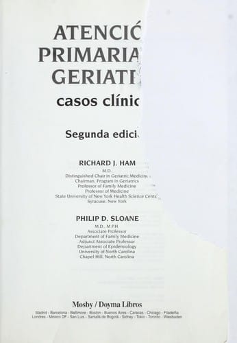 Atencio n primaria en geriatri a