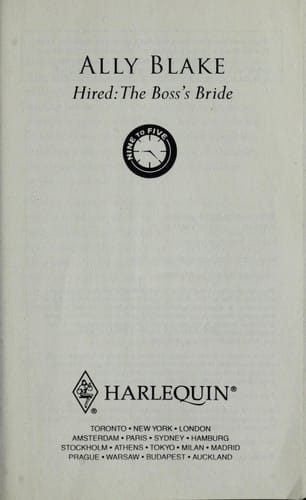 Hired-- the boss's bride