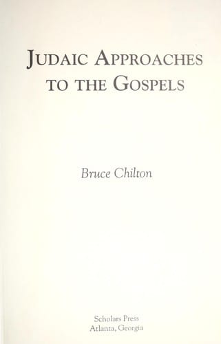Judaic approaches to the Gospels