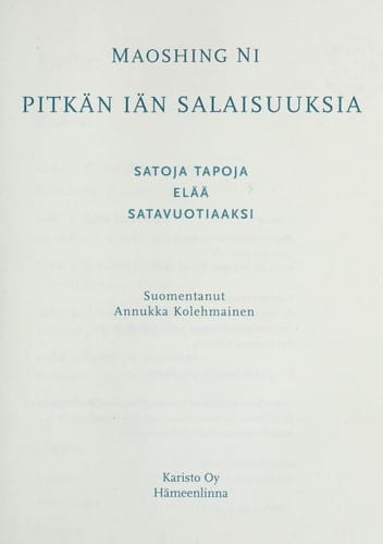 Pitka n ia n salaisuuksia