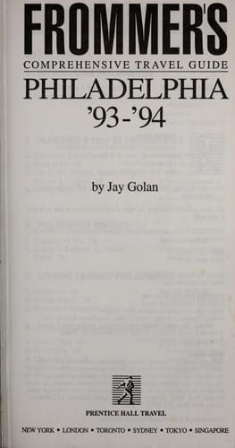 Frommer's comprehensive travel guide, Philadelphia '93-'94