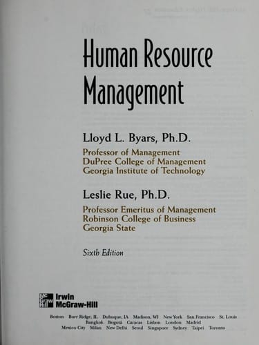 Human resource management