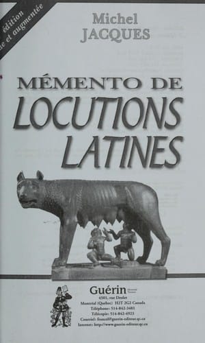 Me mento de locutions latines