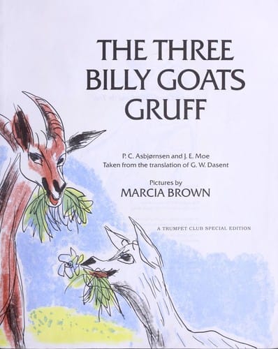 The three billy goats Gruff