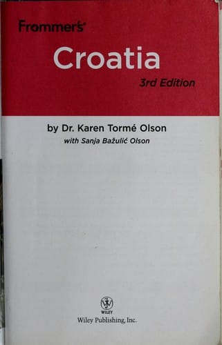 Frommer's Croatia