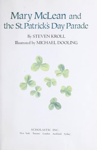 Mary McClean and the St. Patrick's Day parade
