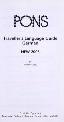 Pons traveller's language guide