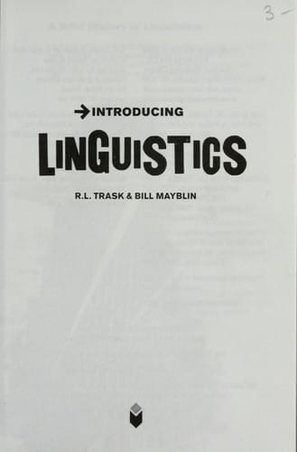 Introducing linguistics