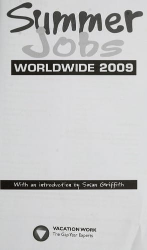 Summer jobs worldwide 2009
