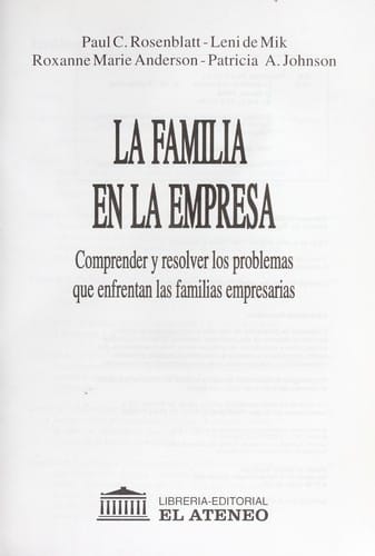 La familia en la empresa