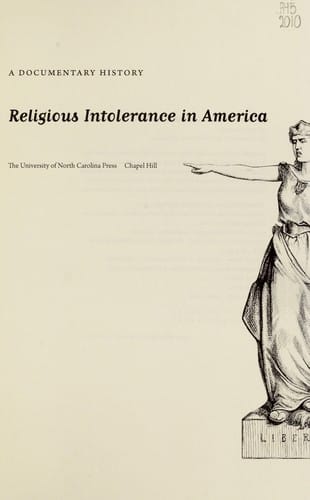 Religious intolerance in America