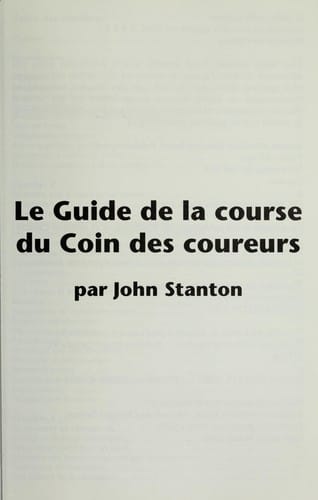 Le guide de la course du Coin des coureurs