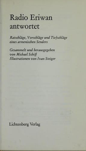 Radio Eriwan antwortet