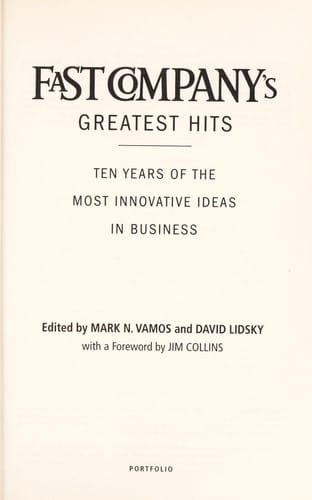 Fast company's greatest hits