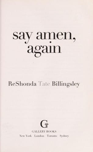 Say amen, again