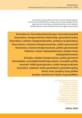 Generations, intergenerational relationships, generational policy