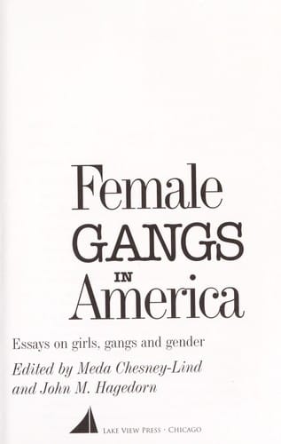 Female gangs in America