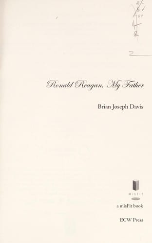 Ronald Reagan, my father