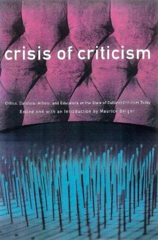 The crisis of criticism