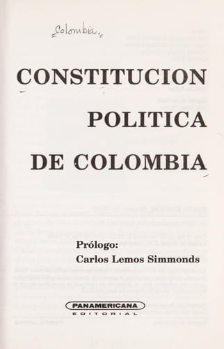Constitucio n poli tica de Colombia