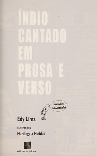 I ndio cantado em prosa e verso
