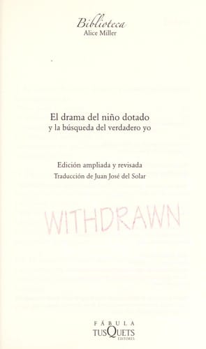 El drama del nin o dotado y la bu squeda del verdadero yo