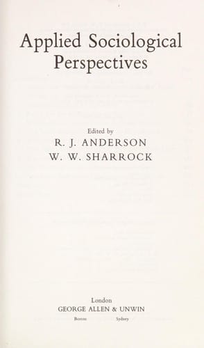 Applied sociological perspectives