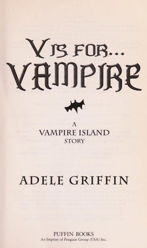 V is for-- vampire
