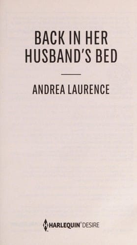 Back in her husband's bed