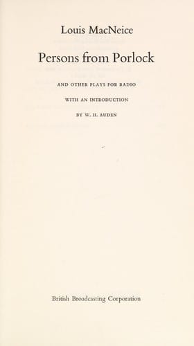 Persons from Porlock