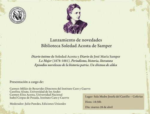 Diario íntimo, Soledad Acosta & Diario José María Samper - 1. edición.