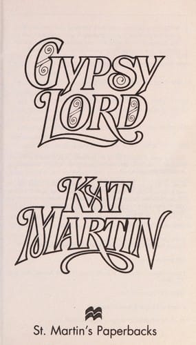 Gypsy Lord-(Garrick, #1)