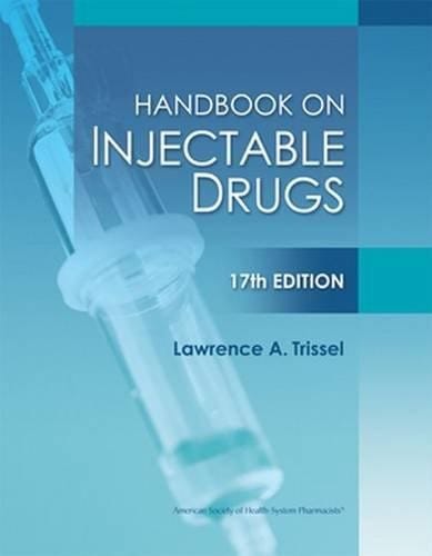 Handbook on injectable drugs - 17. ed.