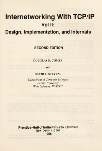 Internetworking with TCP/IP