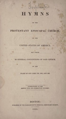 Hymns of the Protestant Episcopal Church in the United States of America