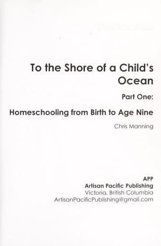 To the shore of a child's ocean