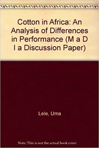 Cotton in Africa : an analysis of differences in performance